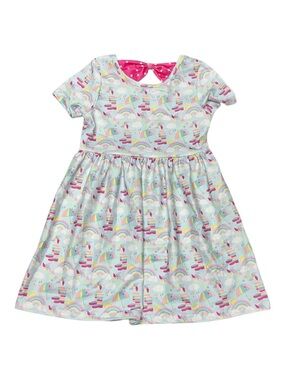 Pete + Lucy - NWT - Girls Rainbow Showers Dress